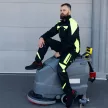 Sara Neoflex sárga kantáros munkaruha szett
