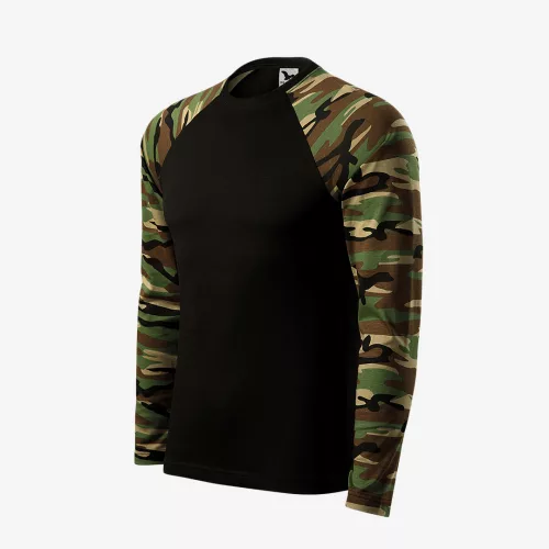 Malfini Camouflage LS hosszú ujjú póló