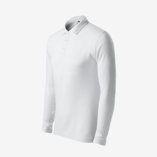 Malfini Pique LS férfi hosszú ujjú galléros póló