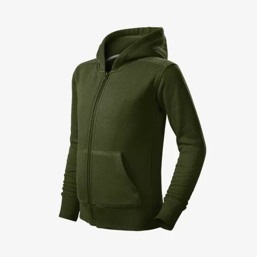 Malfini Trendy Zipper gyerek kapucnis pulóver