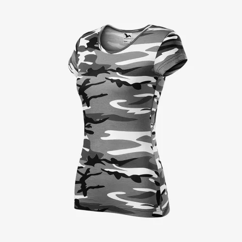 Malfini Camo Pure női terepmintás póló