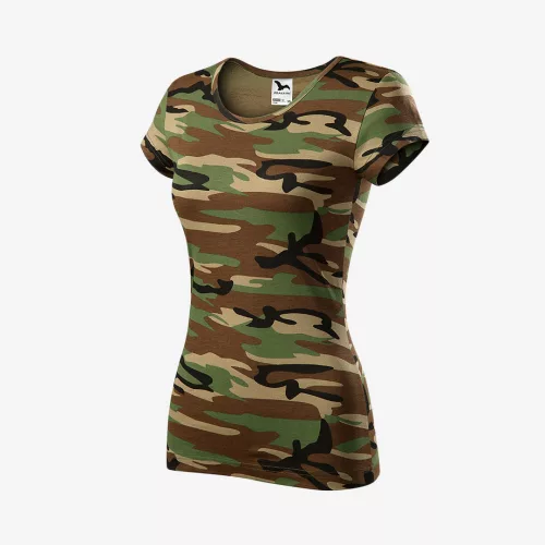 Malfini Camo Pure női terepmintás póló