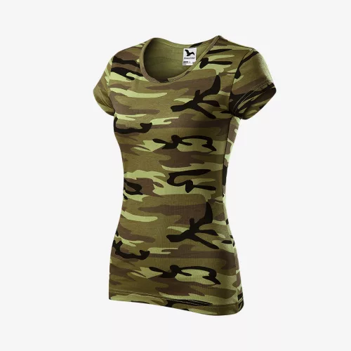 Malfini Camo Pure női terepmintás póló