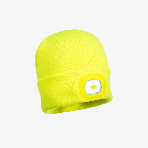 Portwest elől, hátul LED lámpás sapka - beépített akkumlátor