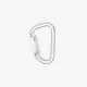 Kratos alumínium karabiner, negyedfordulatos zárral, 21mm nyitótávolsággal