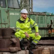 LAHTI PRO Vis láthatósági munkásnadrág