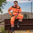 LAHTI PRO Vis láthatósági munkásnadrág