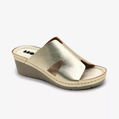 Leon 1111 Comfort női bőr papucs
