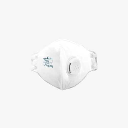 PW P351 szelepes, félbehajtható légzésvédő maszk - FFP3