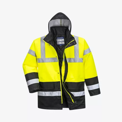Portwest Hi-Vis Traffic kéttónusú láthatósági munkaruha kabát