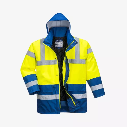 Portwest Hi-Vis Traffic kéttónusú láthatósági munkaruha kabát