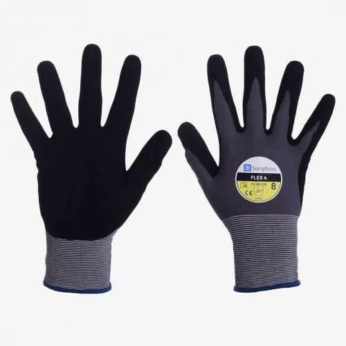 Sungboo FLEX4 nitril mártott védőkesztyű