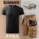 Summer Basic fekete rövidnadrág szett