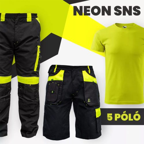 Neon SNS Lime munkaruha szett
