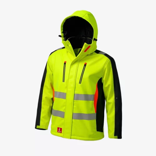 Urgent Bright Guard softshell láthatósági bélelt kabát