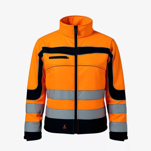 Urgent HV láthatósági softshell kabát