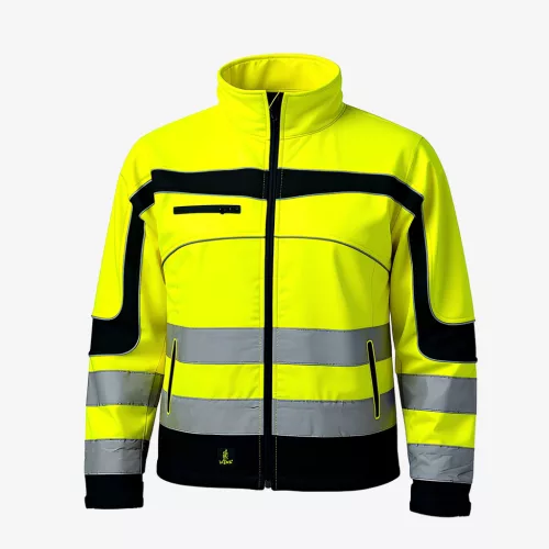 Urgent HV láthatósági softshell kabát